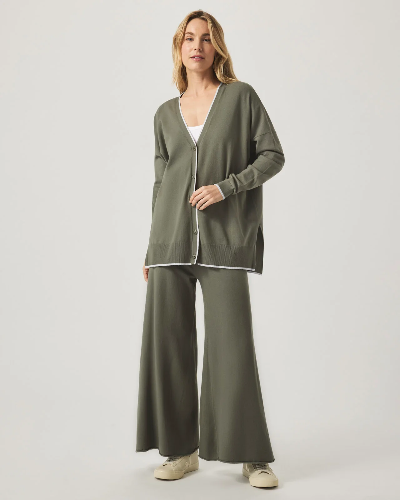 Veronica Trim Crop Wide Leg Pant - Image 3