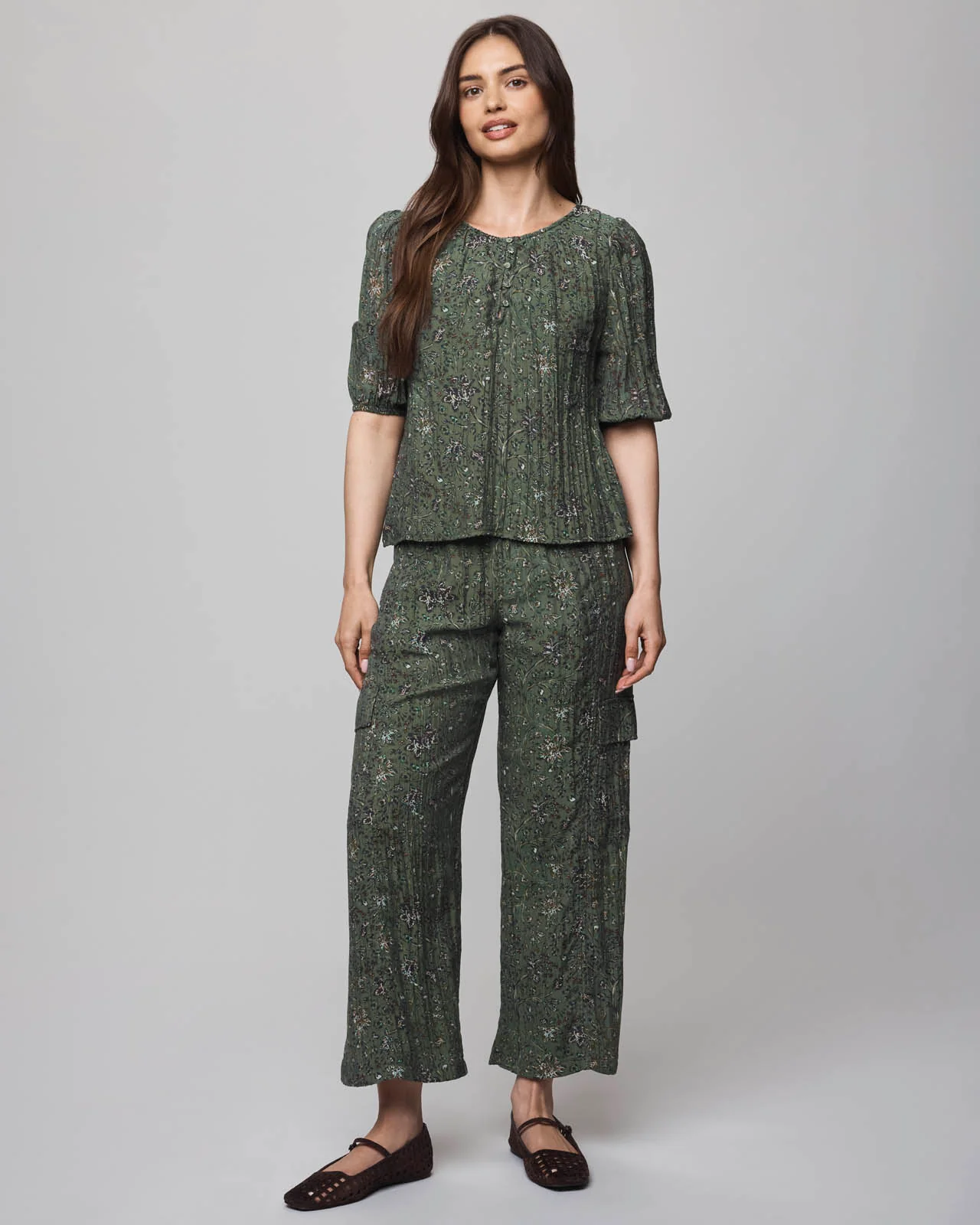 Versailles Floral Blouse - Image 2