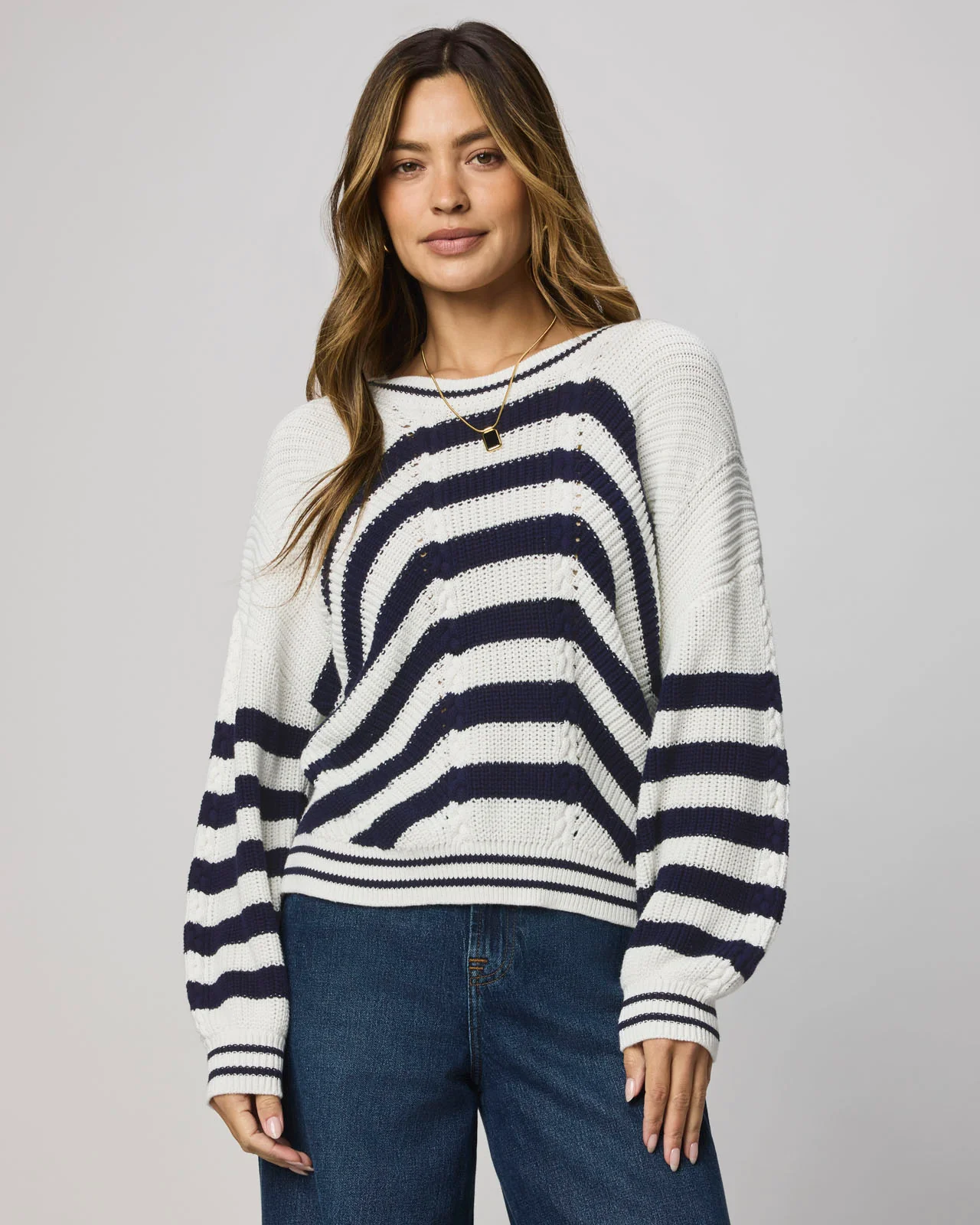 Vienna Chevron Sweater