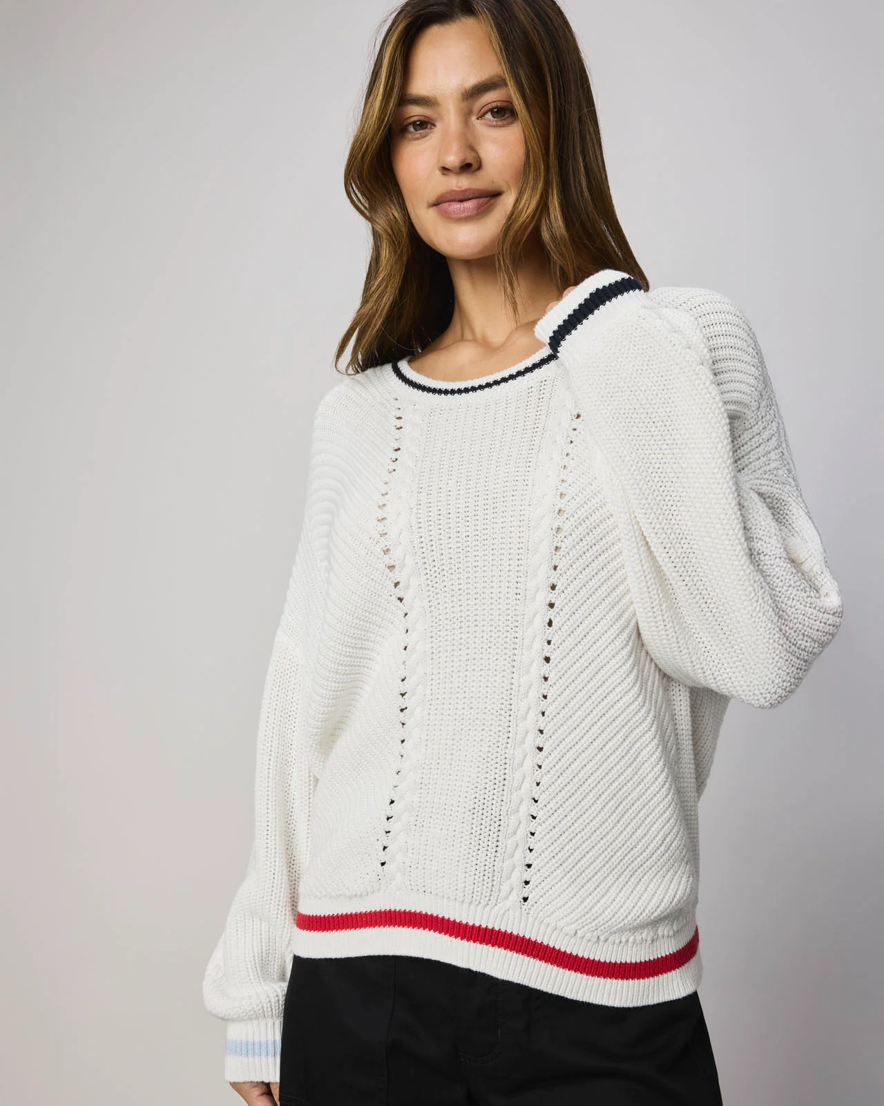 Vienna Tipped Sweater - Image 2