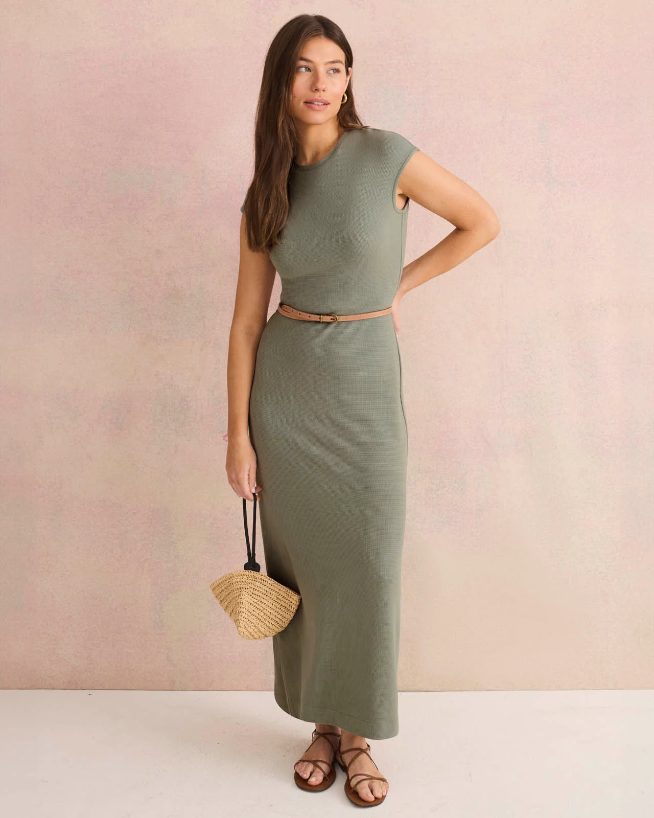 Waffle Scuba Dress - Image 11