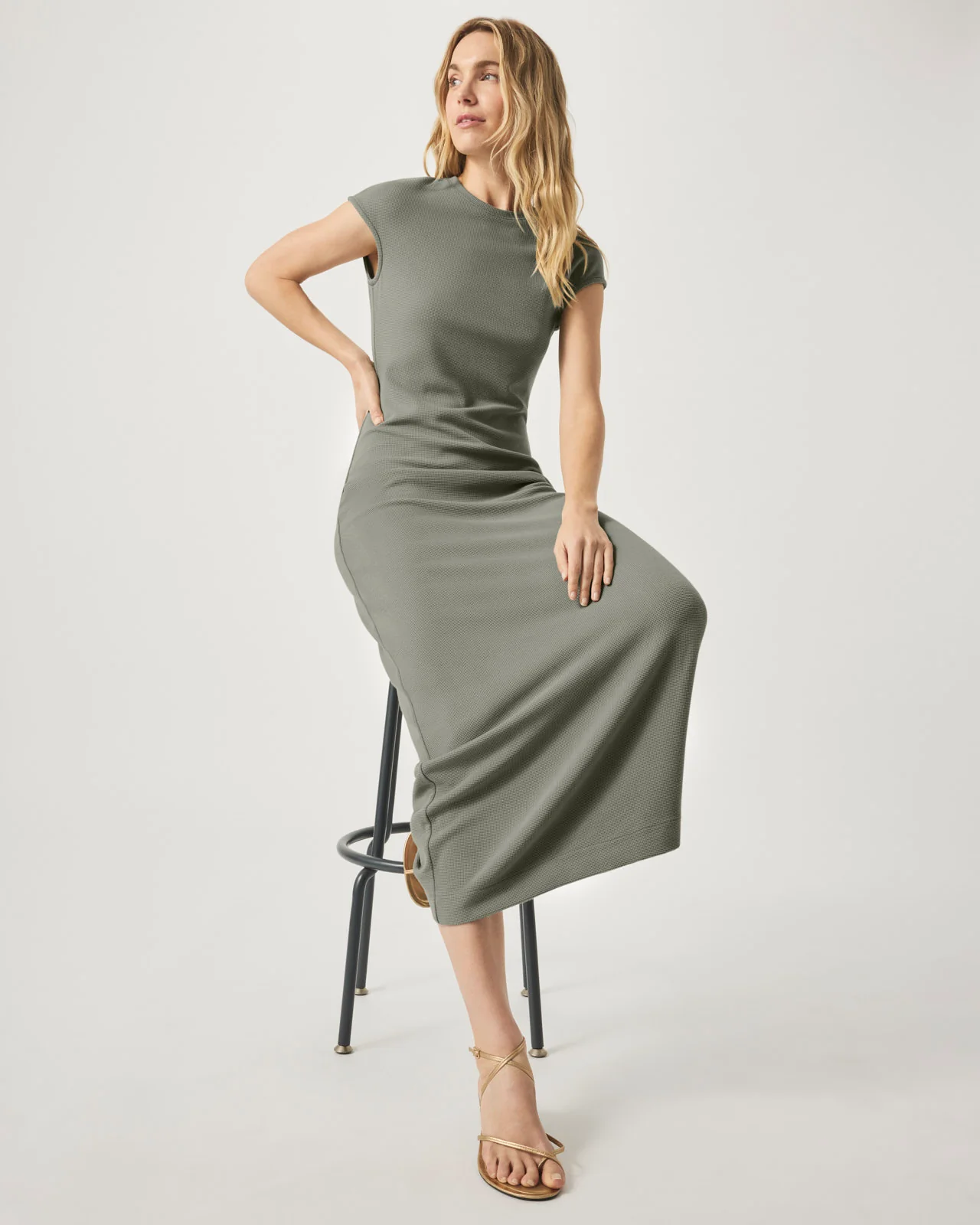 Waffle Scuba Dress - Image 8