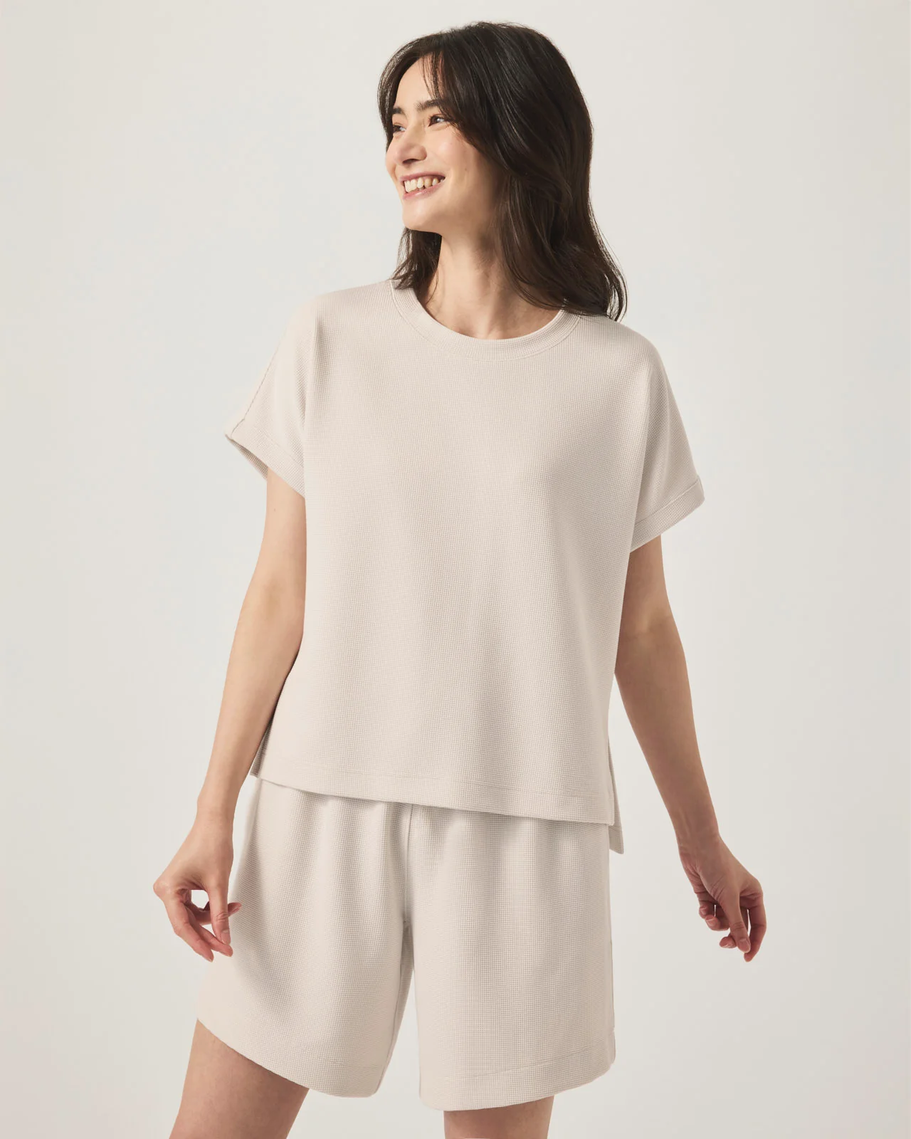 Waffle Scuba Short Sleeve Sweatshirt - Image 10