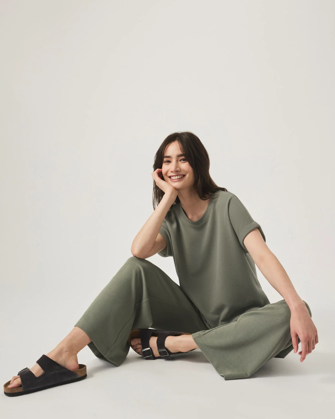 Waffle Scuba Short Sleeve Sweatshirt - Image 16