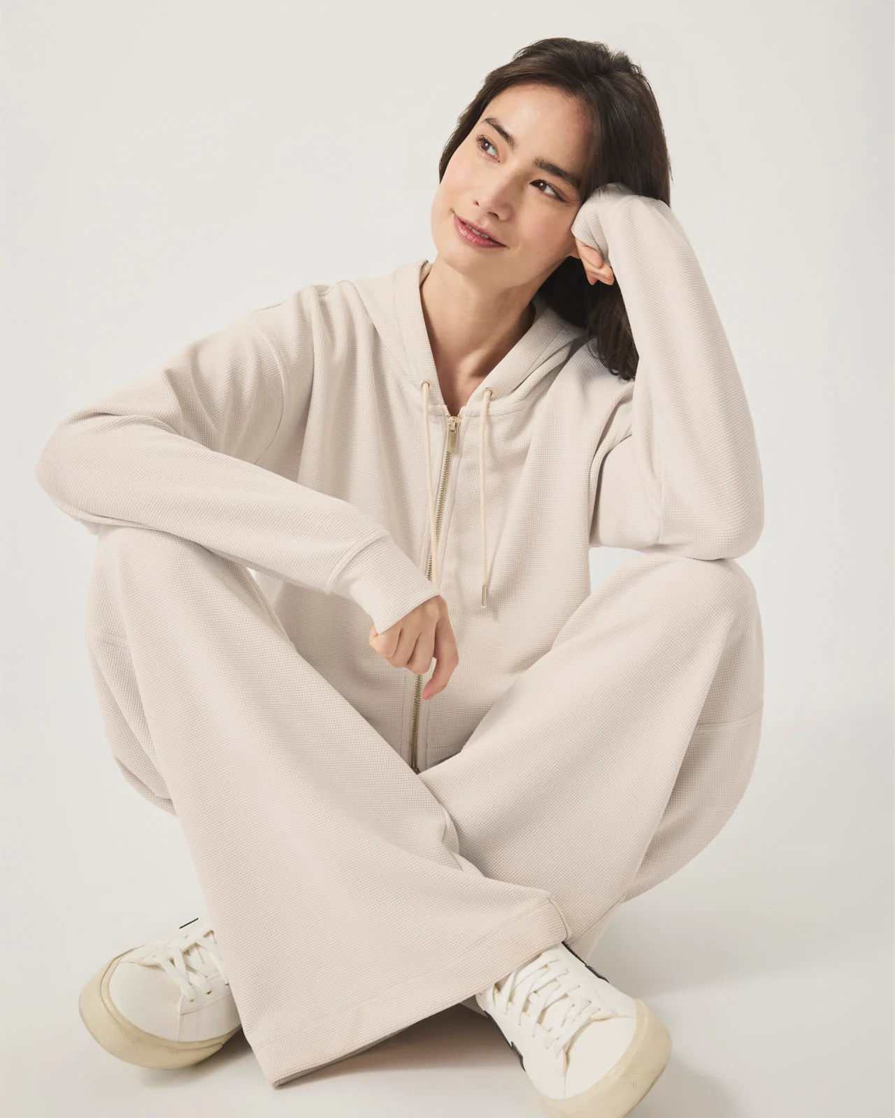Waffle Scuba Zip-Up Pullover - Image 3