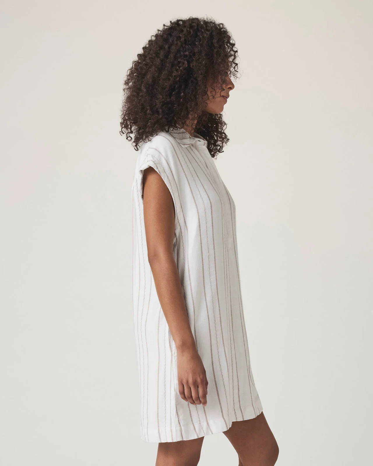 Wren Stripe Mini Dress - Image 4