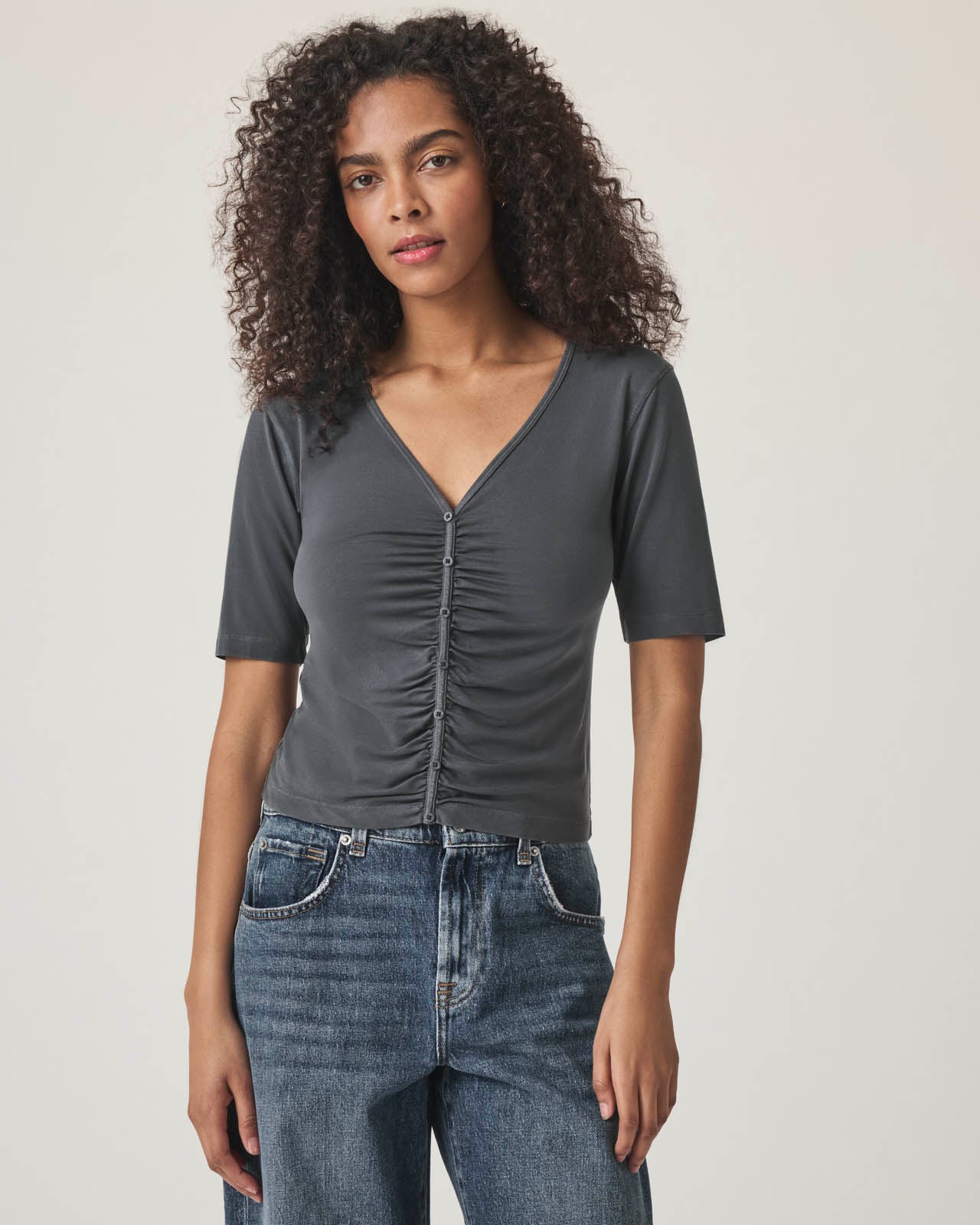 Yasmina Ruched Tee - Image 10