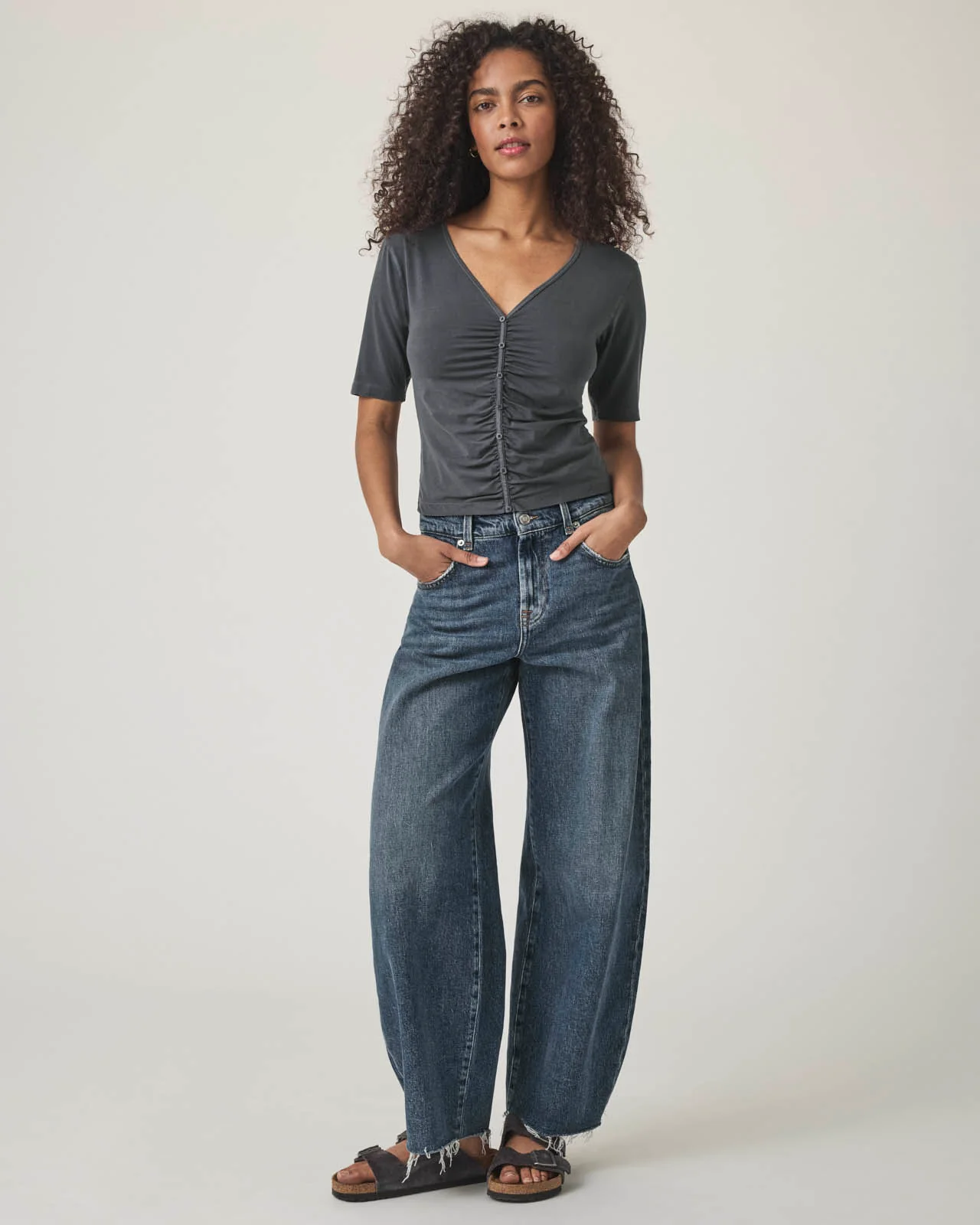 Yasmina Ruched Tee - Image 11