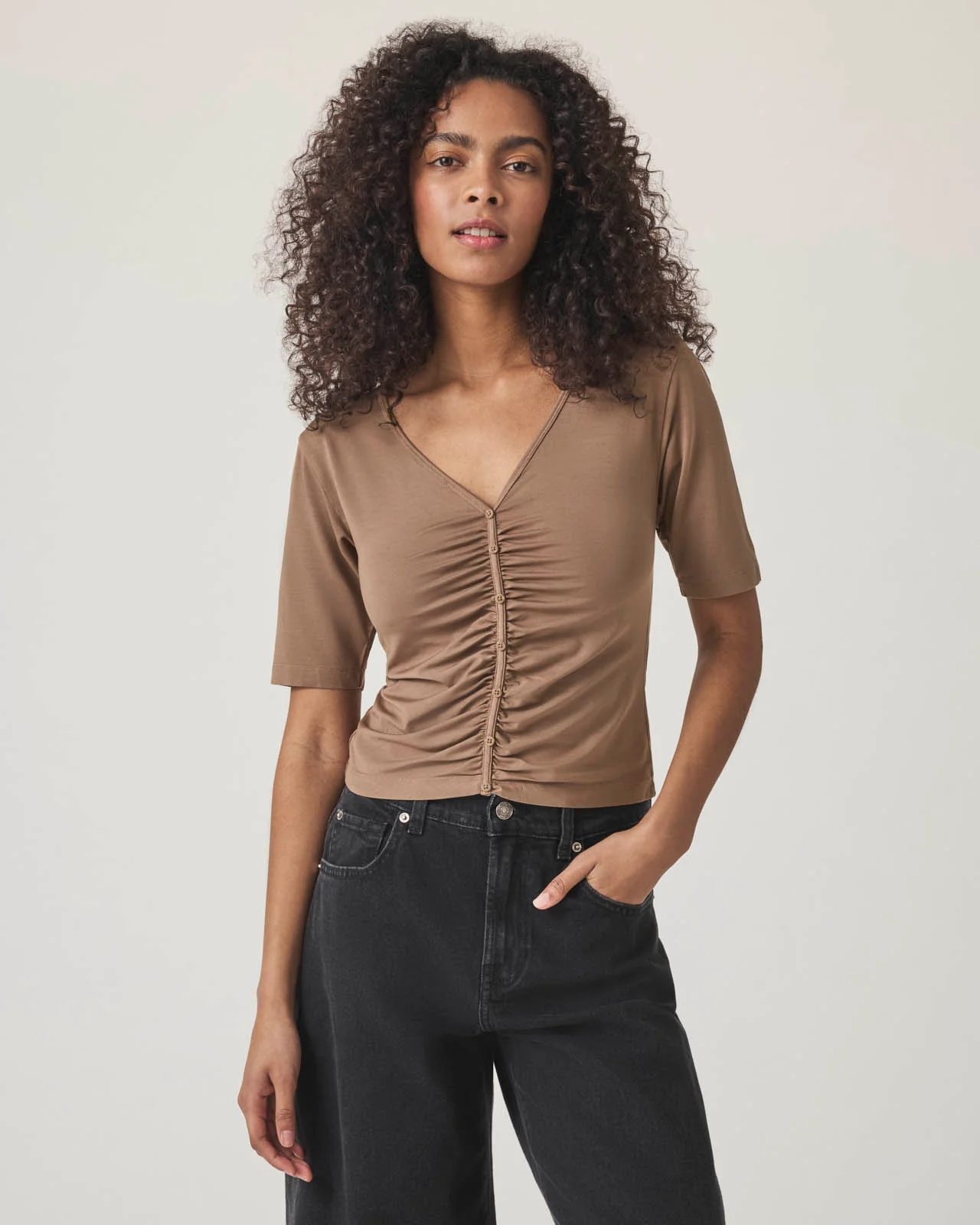 Yasmina Ruched Tee - Image 6