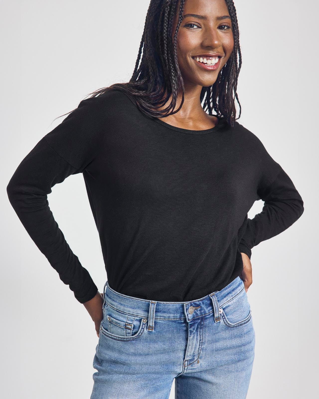 Zander Slub Long Sleeve Tee - Image 12