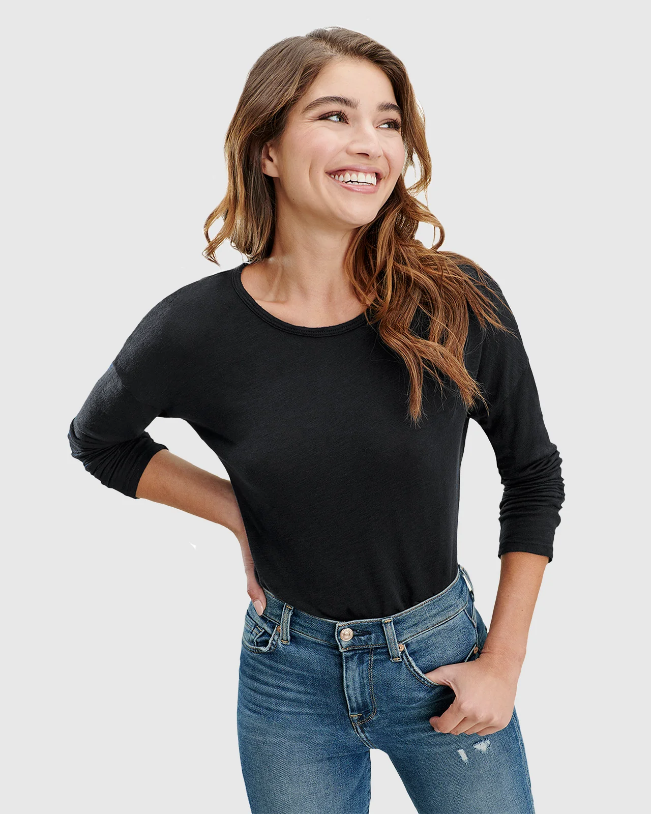 Zander Slub Long Sleeve Tee - Image 13