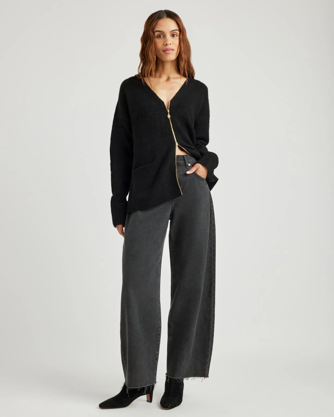 Zeena Zip-Up Cardigan - Image 4