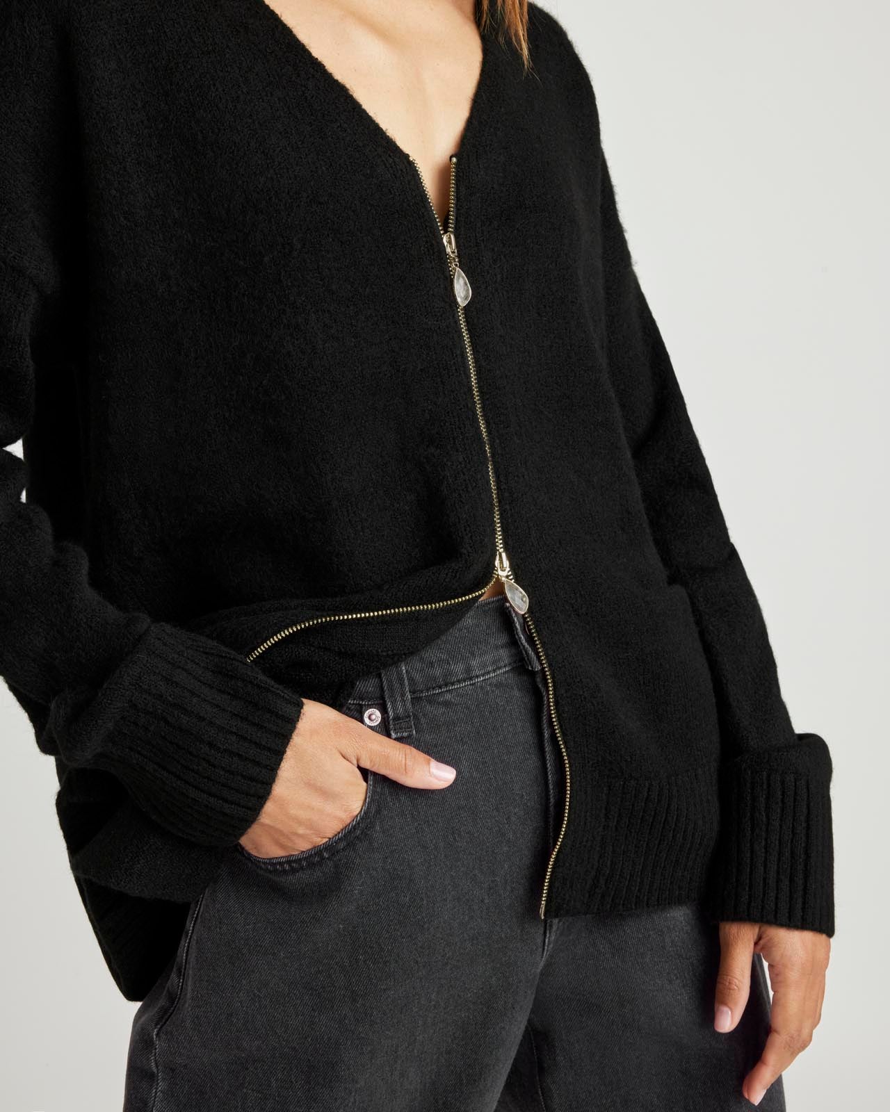 Zeena Zip-Up Cardigan - Image 5